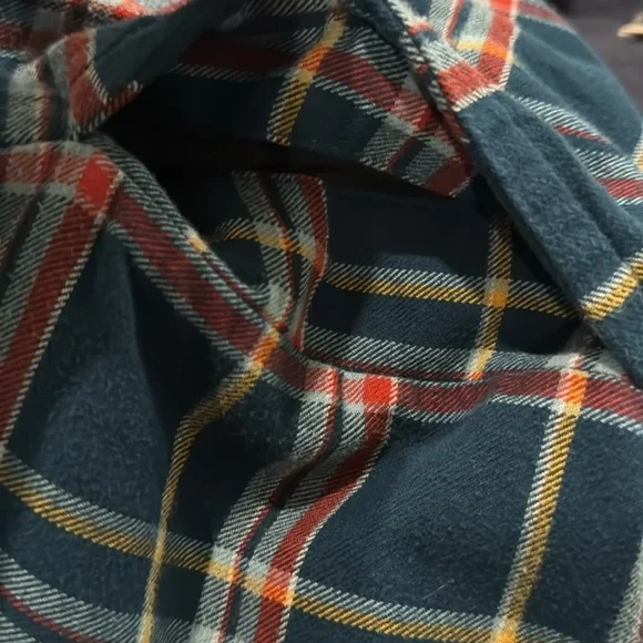 LLBean Fleece Lined Flannel Shirt - Small (Reg) - Picture 6 of 6